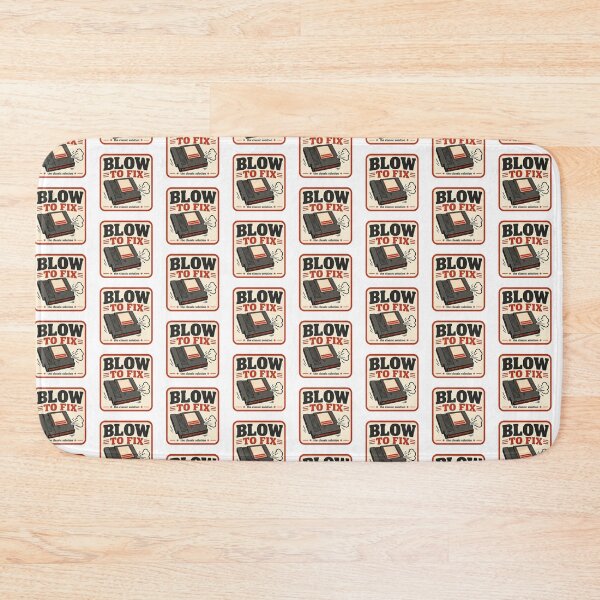 Item preview, Blow to Fix Retro Gaming Sticker Gift designed and sold by RedRubyBubble.