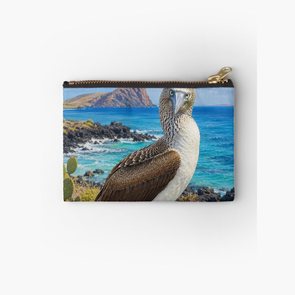 Item preview, Blue-Footed Booby on a Volcanic Coast designed and sold by Pixel Junkies Studio.