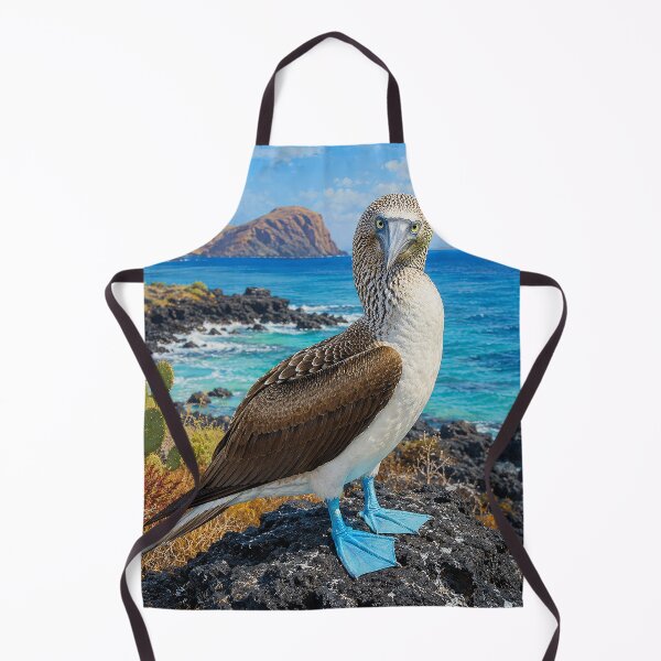 Item preview, Blue-Footed Booby on a Volcanic Coast designed and sold by Pixel Junkies Studio.