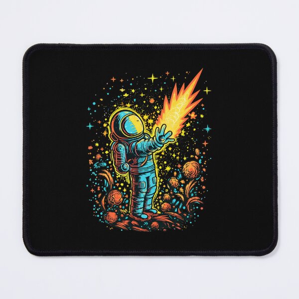 Item preview, Cosmic Explorer Astronaut Reaching for Fiery Comet designed and sold by laflera.