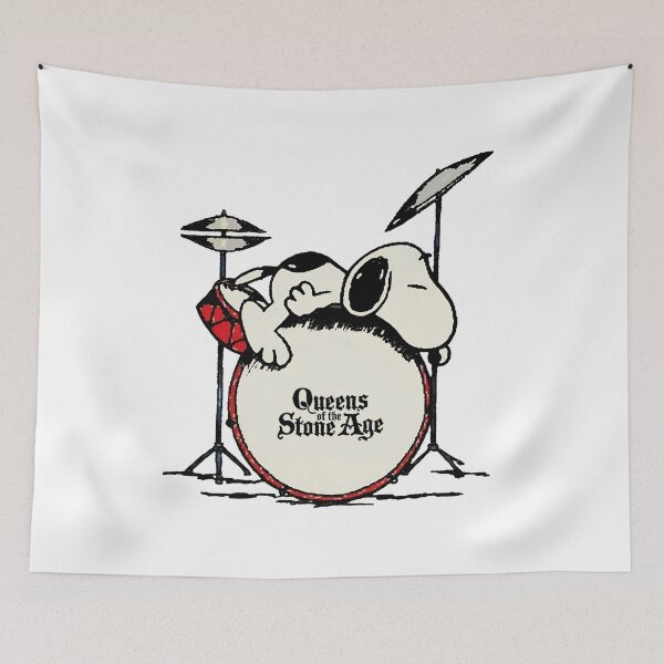 Item preview, Snoopy QUEEN ofthestoneage Sleep Druming designed and sold by cesrahotdemo.