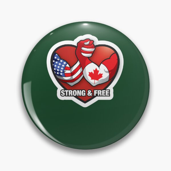 Item preview, Canada And Usa Strong And Free 500 designed and sold by MCCreative22.
