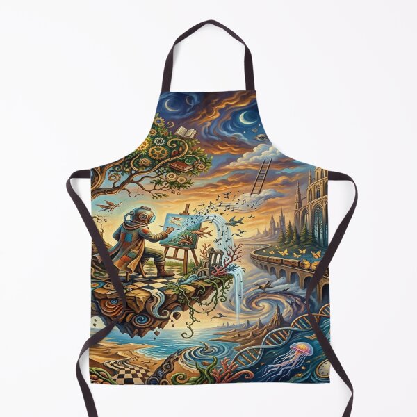 Item preview, A surrealist design of a painting cosmonaut designed and sold by Solomon-Ent-144.