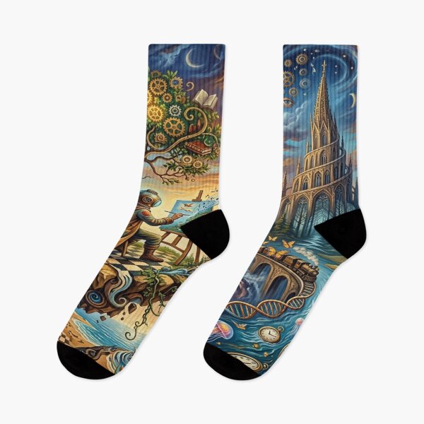 Item preview, A surrealist design of a painting cosmonaut designed and sold by Solomon-Ent-144.