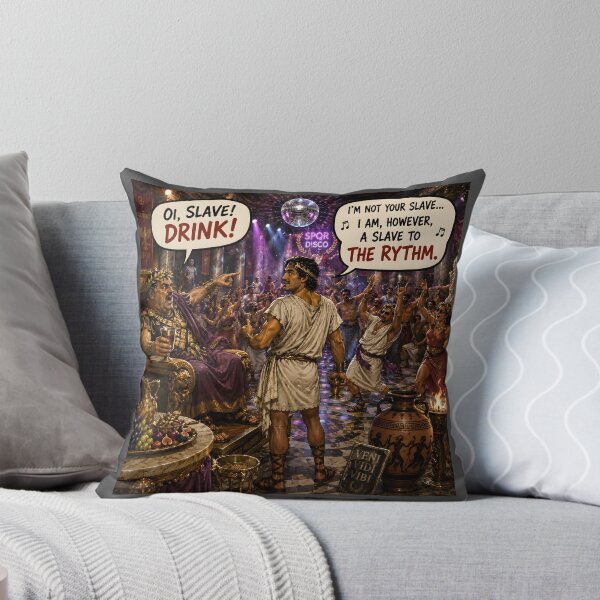 Item preview, Slave to the Rhythm Funny Ancient Roman Disco designed and sold by Hornace88studio.