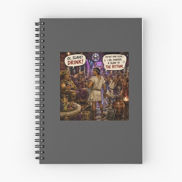 Item preview, Slave to the Rhythm Funny Ancient Roman Disco designed and sold by Hornace88studio.