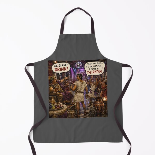 Item preview, Slave to the Rhythm Funny Ancient Roman Disco designed and sold by Hornace88studio.