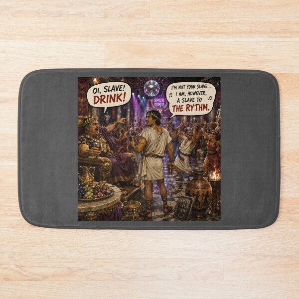 Item preview, Slave to the Rhythm Funny Ancient Roman Disco designed and sold by Hornace88studio.