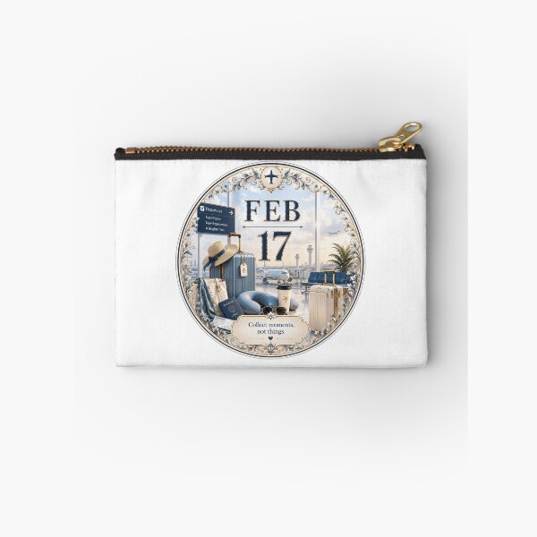 Item preview, February 17 Airport Travel Birthday Design designed and sold by LunaMoments.