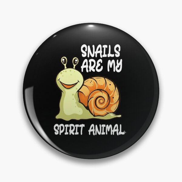 Item preview, Snails Are My Spirit Animal Funny Cute Snail Lover Design designed and sold by MiALopezArt.