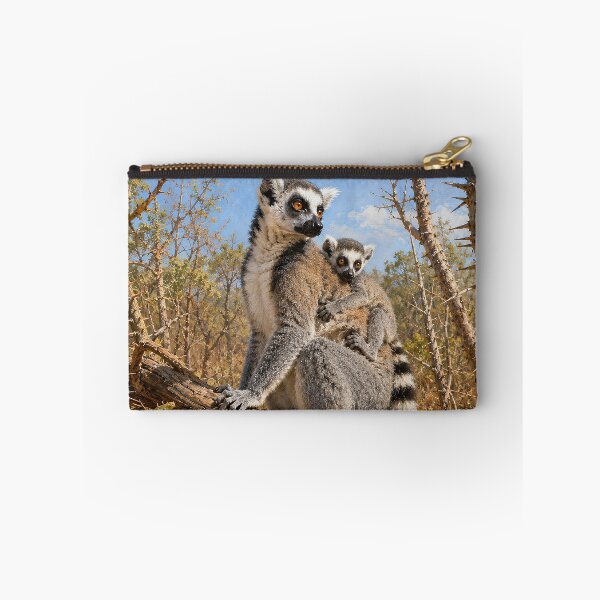 Item preview, Ring-Tailed Lemur Mother and Baby designed and sold by Pixel Junkies Studio.