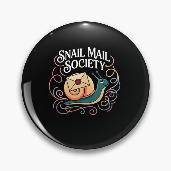 Item preview, Snail Mail Society Cute Vintage Snail Lover Letter Design designed and sold by MiALopezArt.