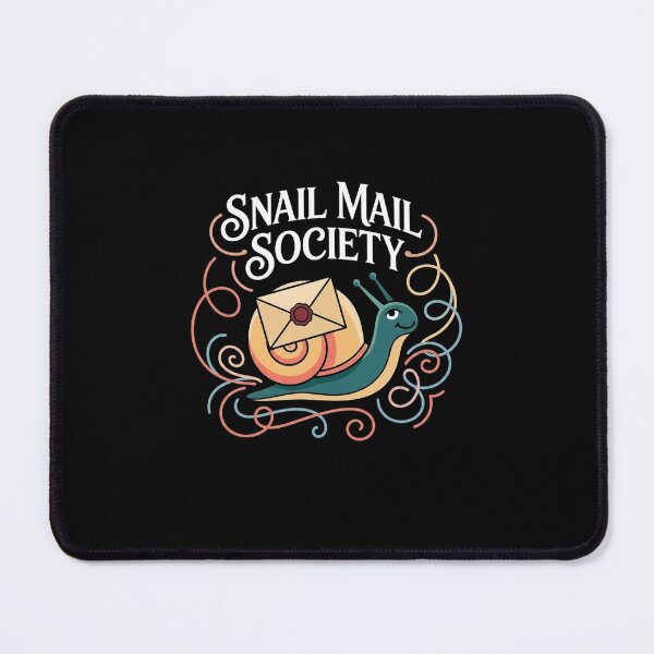 Item preview, Snail Mail Society Cute Vintage Snail Lover Letter Design designed and sold by MiALopezArt.