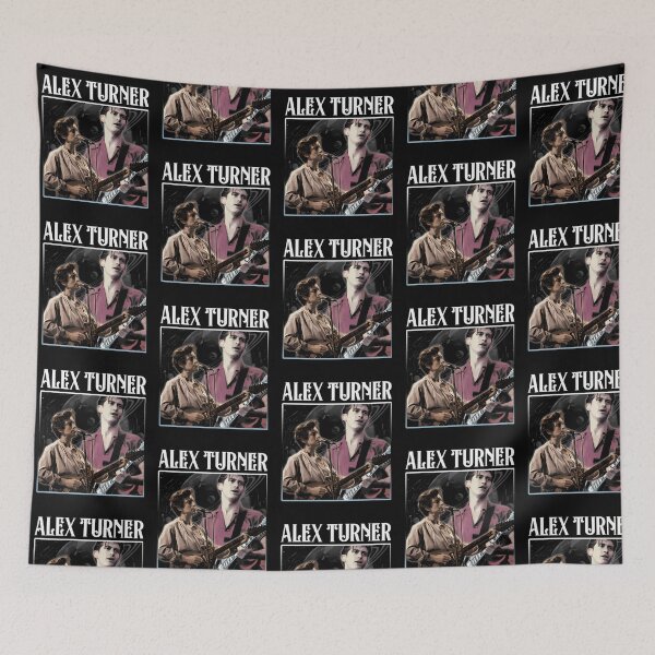 Item preview, Alex Turner Arctic Monkeys Frontman Vintage Retro Indie Rock designed and sold by RakeshPatelArt.