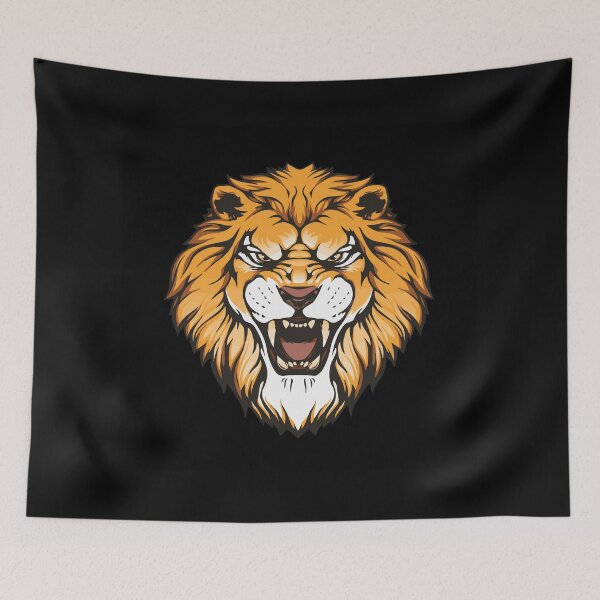Item preview, ferocious lion designed and sold by FASHIONSUSY.