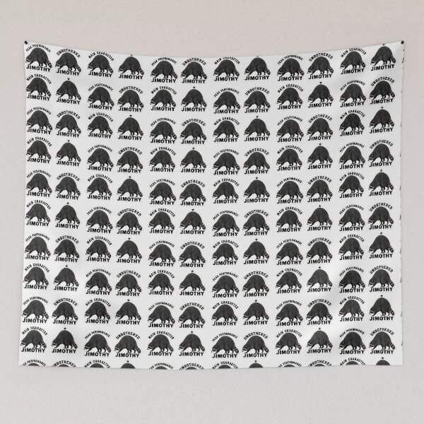 Item preview, Pegatina de Jimothy Raccoon para el miércoles designed and sold by RedRubyBubble.