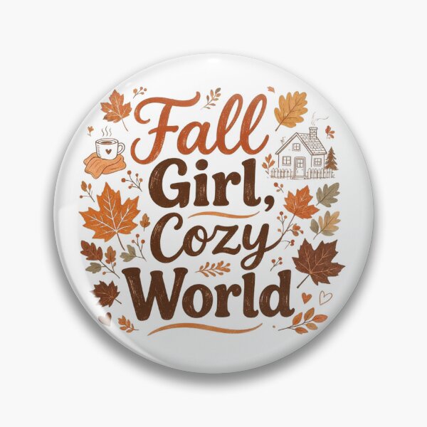 Item preview, Fall Girl Cozy World | Cute Fall Design for Women | Autumn Cozy Gift designed and sold by PrintSparkDesigns.