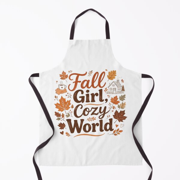 Item preview, Fall Girl Cozy World | Cute Fall Design for Women | Autumn Cozy Gift designed and sold by PrintSparkDesigns.