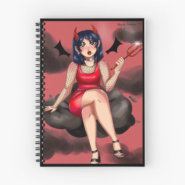 Item preview, 90's anime demon girl    designed and sold by Mayali Artistry .