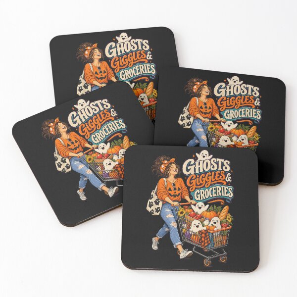 Item preview, Ghosts Giggles and Groceries Halloween Mom designed and sold by VioletNance.