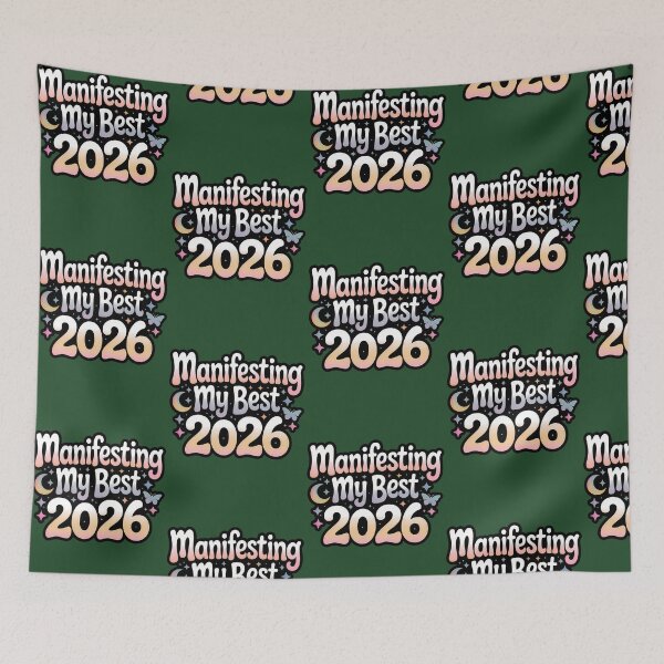 Item preview, Manifesting My Best 2026 - Positive Affirmation For New Year 2026 761 designed and sold by WILLArtCrafts.