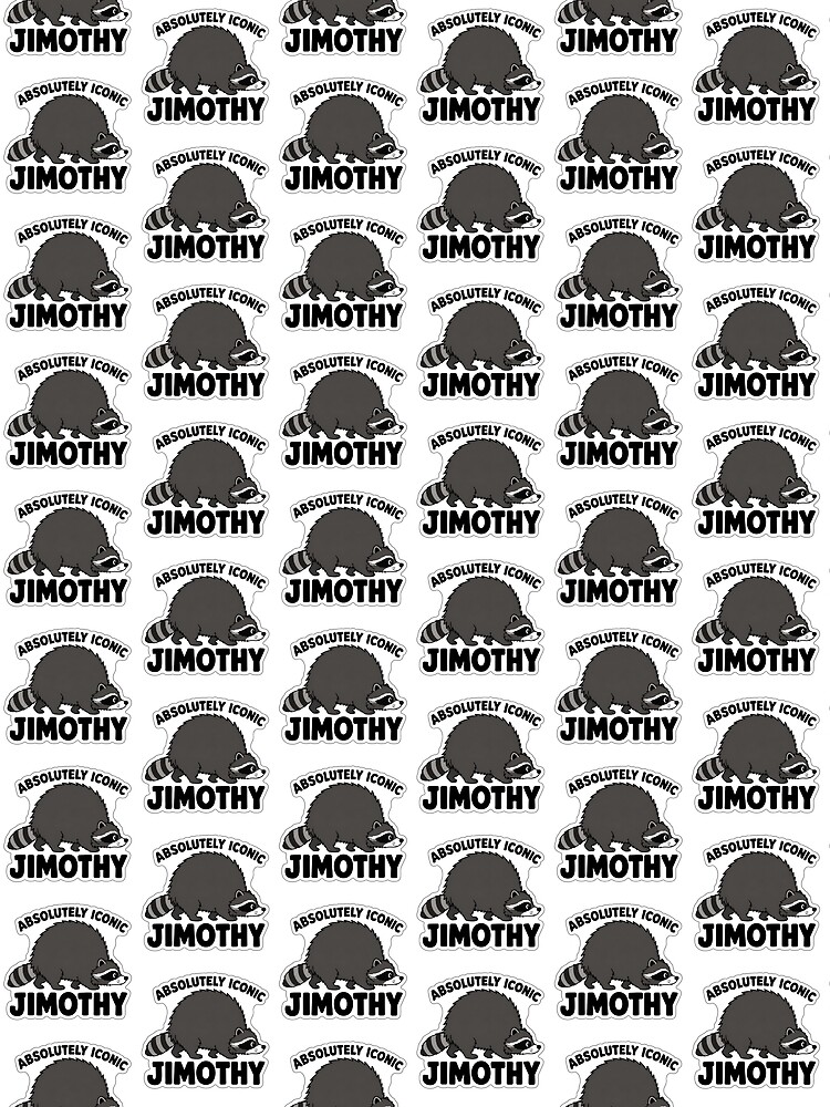 Thumbnail 3 of 3, Scarf, Absolutely Iconic Jimothy Raccoon Sticker designed and sold by RedRubyBubble.
