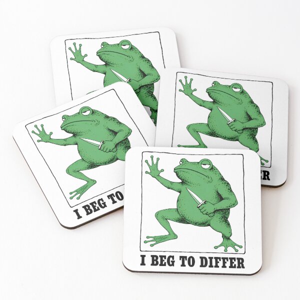 Item preview, I Beg To Differ Frog designed and sold by bobcatmarty.