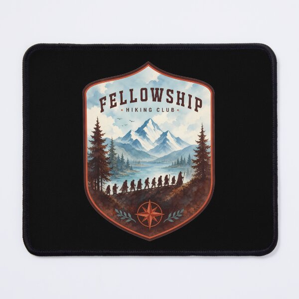 Item preview, Fellowship Hiking Club - LOTR The Fellowship Funny Journey designed and sold by FrontierCosmic.