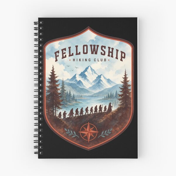 Item preview, Fellowship Hiking Club - LOTR The Fellowship Funny Journey  designed and sold by FrontierCosmic.
