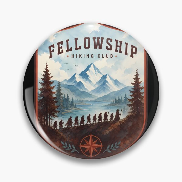 Item preview, Fellowship Hiking Club - LOTR The Fellowship Funny Journey  designed and sold by FrontierCosmic.