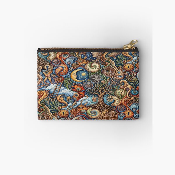 Item preview, Interlocking Dreamscape: Seamless Surrealist Canvas Tapestry designed and sold by Solomon-Ent-144.