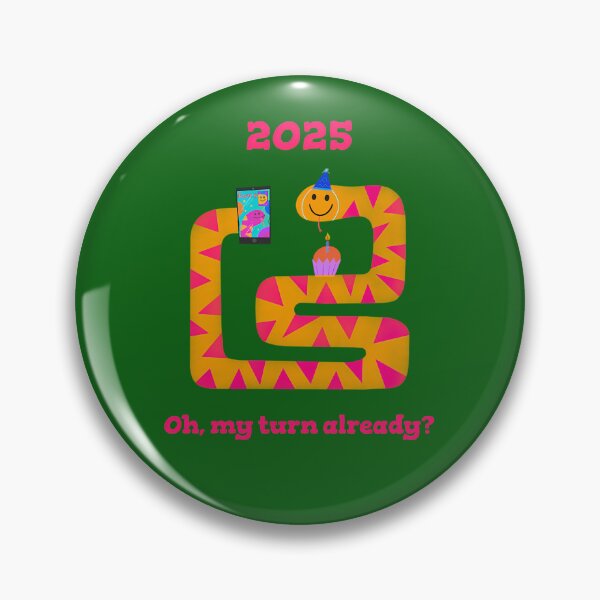 Item preview, Party Snake Happy New Year 2025 Year Of The Snake 544 designed and sold by WILLArtCrafts.