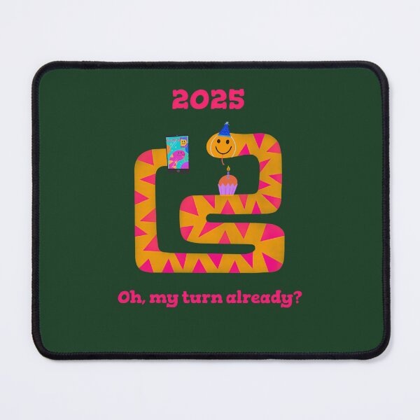 Item preview, Party Snake Happy New Year 2025 Year Of The Snake 544 designed and sold by WILLArtCrafts.