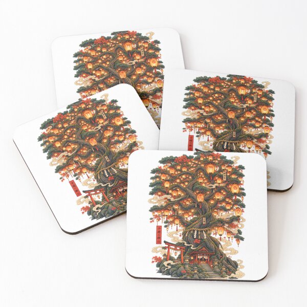 Item preview, The Lantern Tree | Japanese Ukiyo-e Art designed and sold by Substance_life.