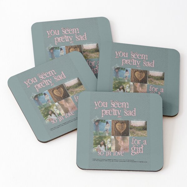 Item preview, you seem pretty sad for a girl so in love - blue poster designed and sold by vbsartwork.