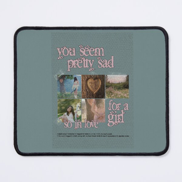 Item preview, you seem pretty sad for a girl so in love - blue poster designed and sold by vbsartwork.