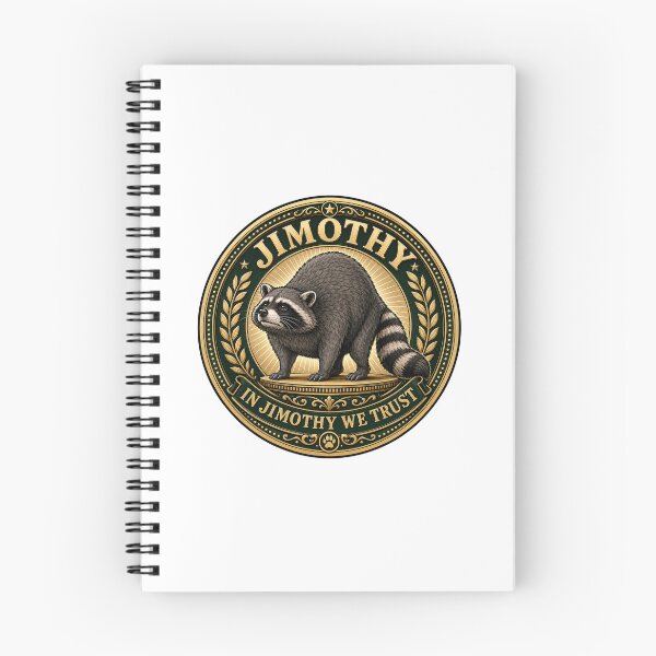 Aperçu de l'œuvre Autocollant Jimothy Seattle Raton laveur créée et vendue par RedRubyBubble.