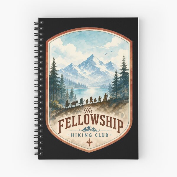 Item preview, Fellowship Hiking Club - LOTR The Fellowship Funny Journey  designed and sold by FrontierCosmic.