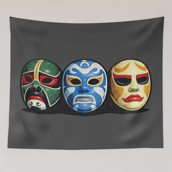 Item preview, Ninja Kids Masks 3 Retro Ninjas designed and sold by killem667.