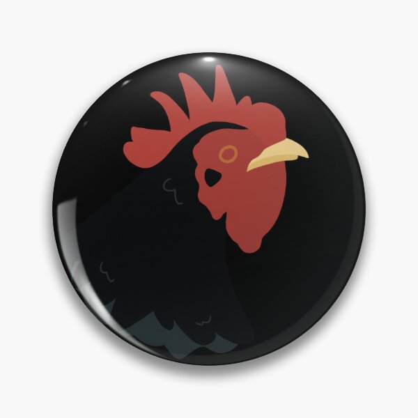 Item preview, CBS Sticker - Black Chicken designed and sold by ClumsyPillbug.