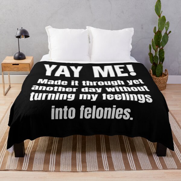 Item preview, Turning Feelings Into Felonies Funny Work Gift designed and sold by Say It With Ink.
