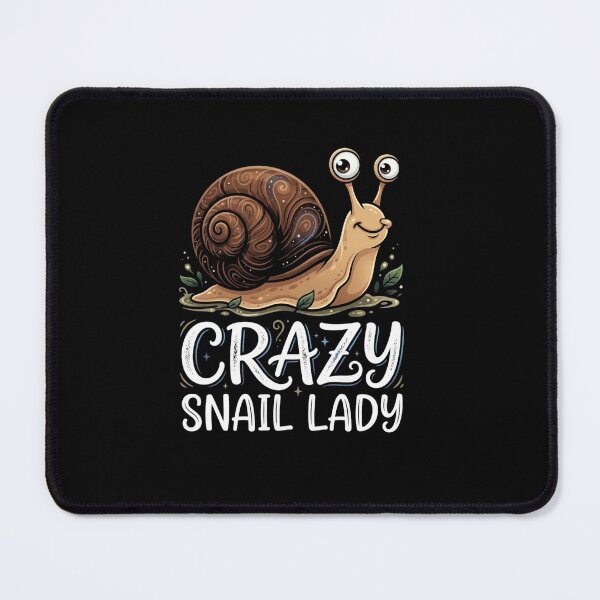 Item preview, Crazy Snail Lady Cute Snail Lover Gift for Women Design designed and sold by MiALopezArt.