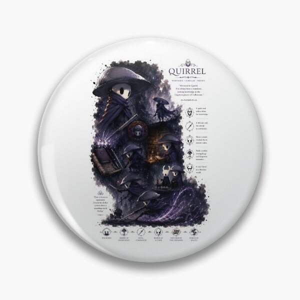 Item preview, Quirrel Wanderer of Hallownest designed and sold by PrestonChild.