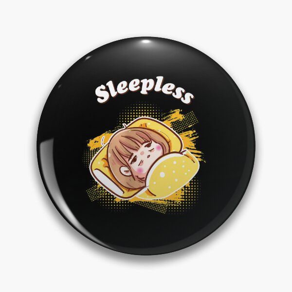 Item preview, Cute Anime Sleepless Character Sleeping Art designed and sold by hanswe.