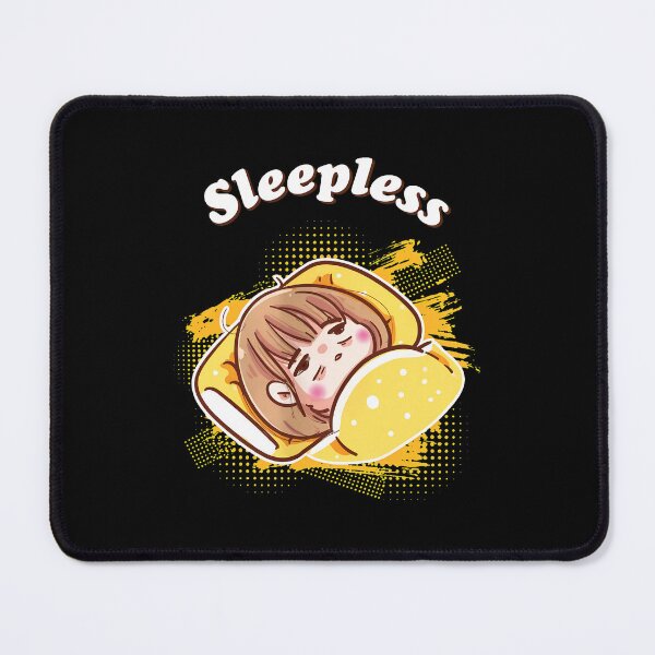 Item preview, Cute Anime Sleepless Character Sleeping Art designed and sold by hanswe.