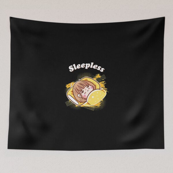 Item preview, Cute Anime Sleepless Character Sleeping Art designed and sold by hanswe.
