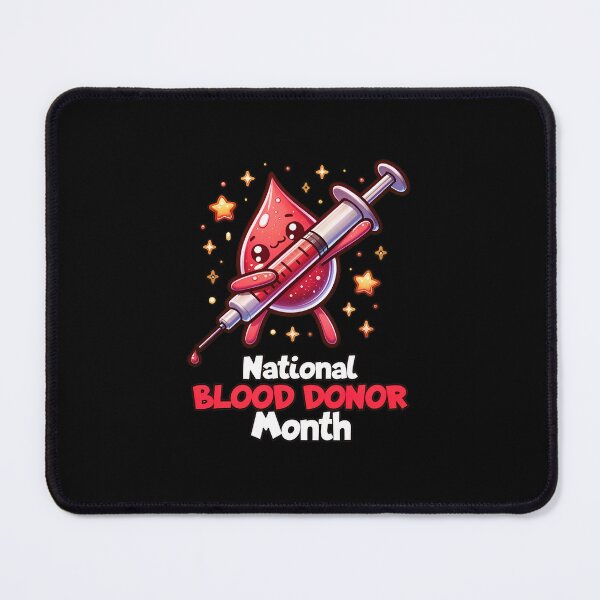 Item preview, Cute Blood Drop Syringe National Blood Donor Month Kawaii Art designed and sold by kistperson.