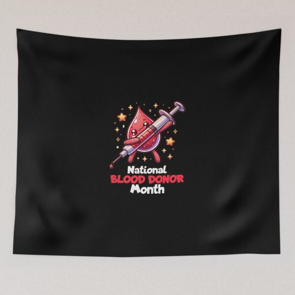 Item preview, Cute Blood Drop Syringe National Blood Donor Month Kawaii Art designed and sold by kistperson.