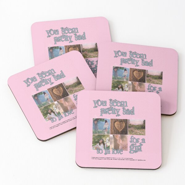 Item preview, you seem pretty sad for a girl so in love - pink poster designed and sold by vbsartwork.