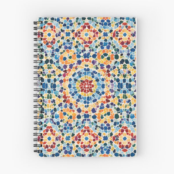 Item preview, Colorful Vibrant Geometric Tile Mosaic Pattern designed and sold by zenjiinspired.